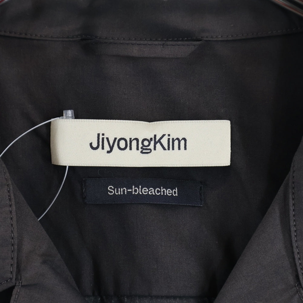 JIYONGKIM(ジヨンキム) 25SS Sun-Bleached Over Shirt サンブリーチ 長袖シャツ グレー JK25SSOU06