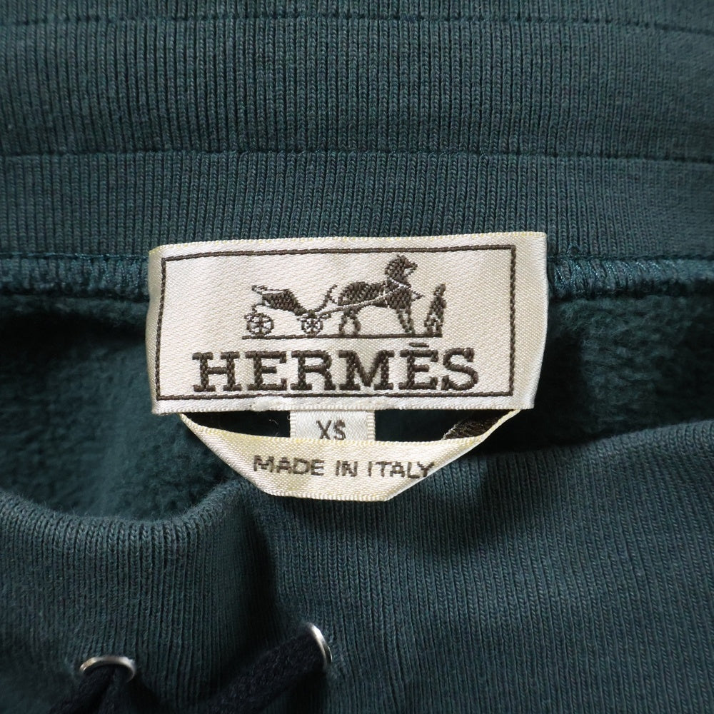 HERMES(エルメス) コットン スウェットパンツ グリーン