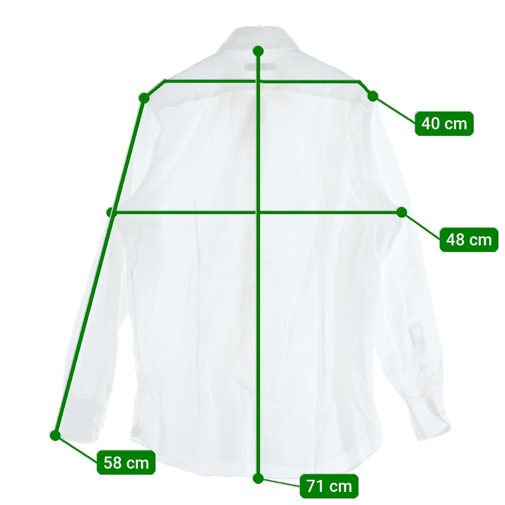 Loro Piana(ロロピアーナ) COTTON SHIRTS コットン 長袖シャツ ホワイト MAA9355