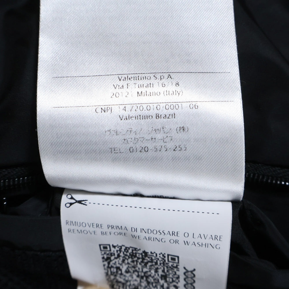 VALENTINO(ヴァレンティノ) Devil Nylon Jacket デビル刺繍 ナイロンジャケット ブラック SV3CITKY59Y