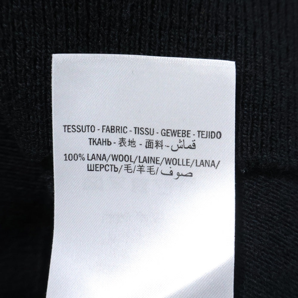 Alexander McQueen(アレキサンダーマックイーン) Skull Wool Sweater スカル ウール ニットセーター ブラック 587031‐Q1ALO