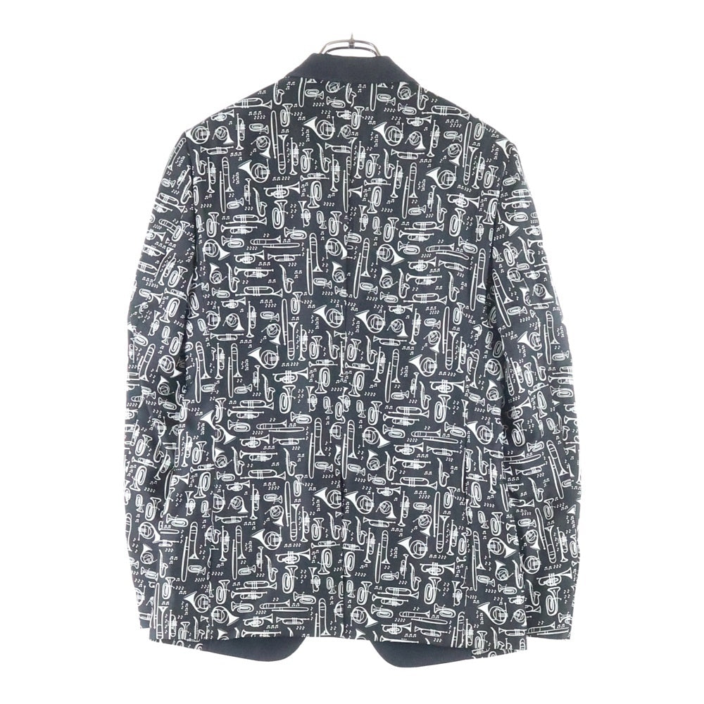 DOLCE & GABBANA(ドルチェアンドガッバーナ) 17SS TAILORED JACKET シルク テーラードジャケット ブラック G2KB3T