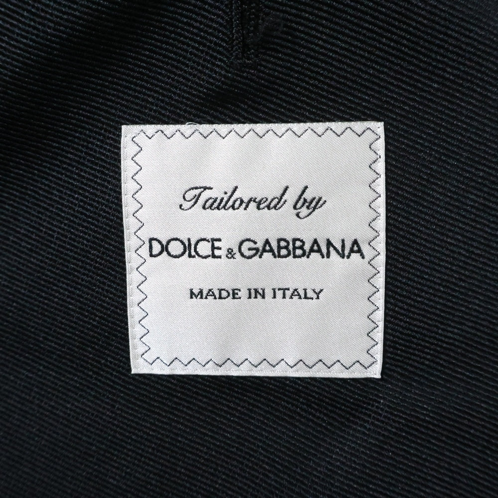 DOLCE & GABBANA(ドルチェアンドガッバーナ) 17SS TAILORED JACKET シルク テーラードジャケット ブラック G2KB3T