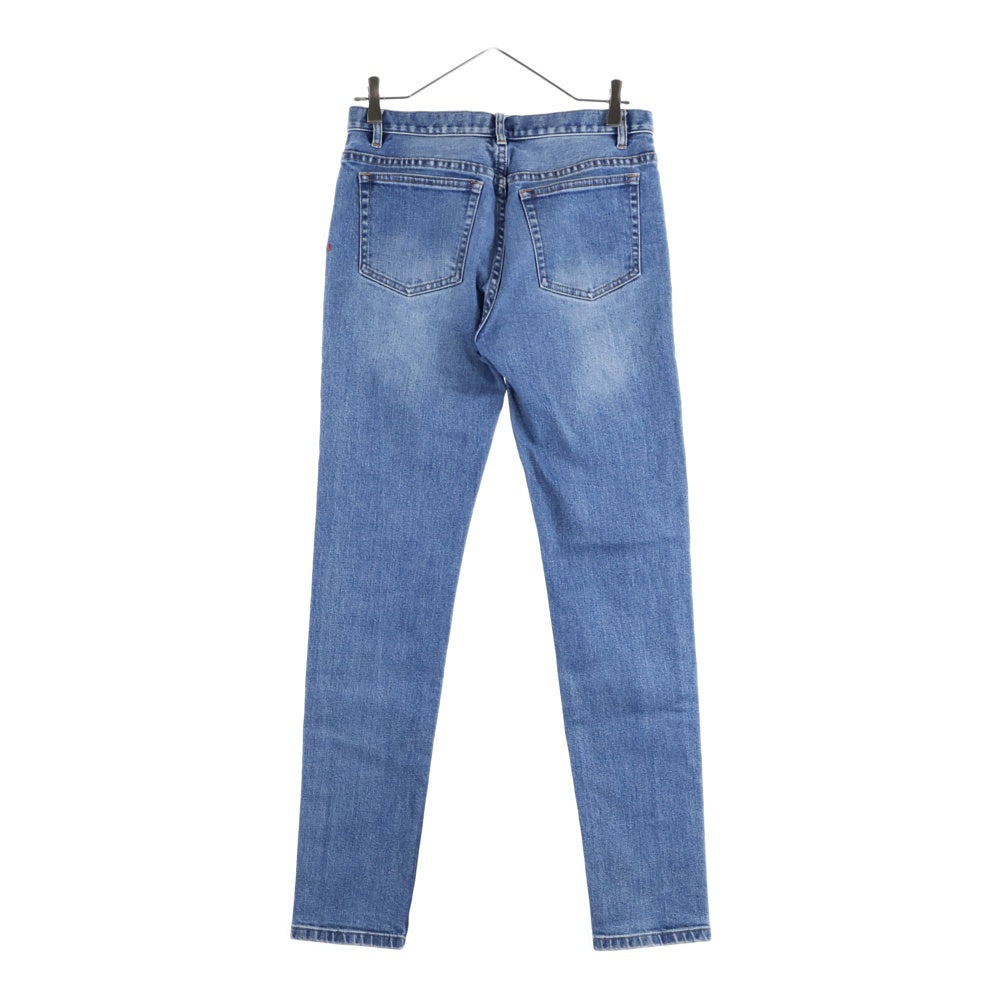 A.P.C(アーペーセー) ×KID CUDI ×キッドカディ ワンポイント刺繍 デニムパンツ インディゴ