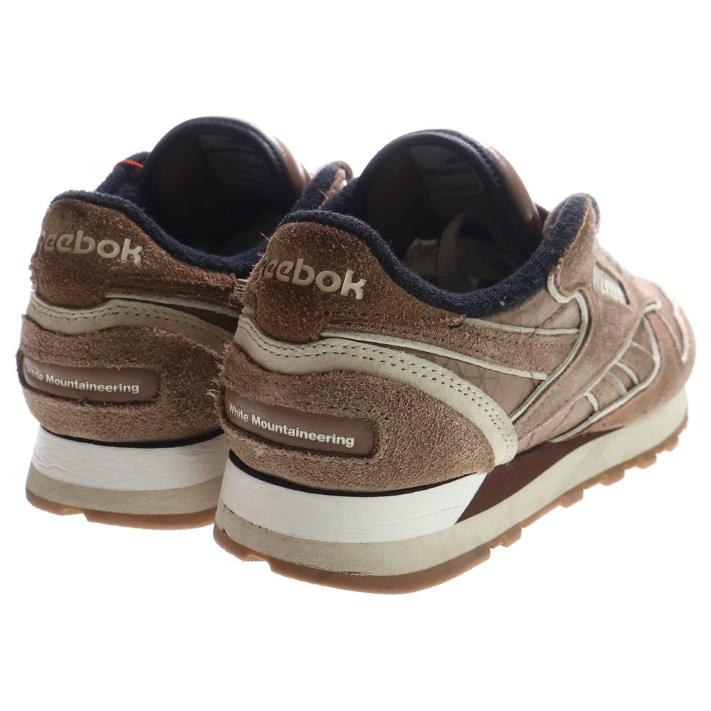 White Mountaineering(ホワイトマウンテニアリング) ×REEBOK CLASSIC LEATHER ×リーボック クラシックレザー ローカットスニーカー ブラウン US8/26.0cm 100233214
