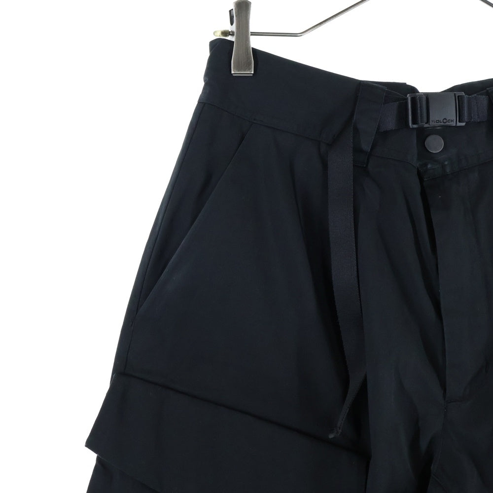 White Mountaineering(ホワイトマウンテニアリング) 24AW SOLOTEX BIKER PANTS ソロテックス バイカー パンツ ブラック BK2473403
