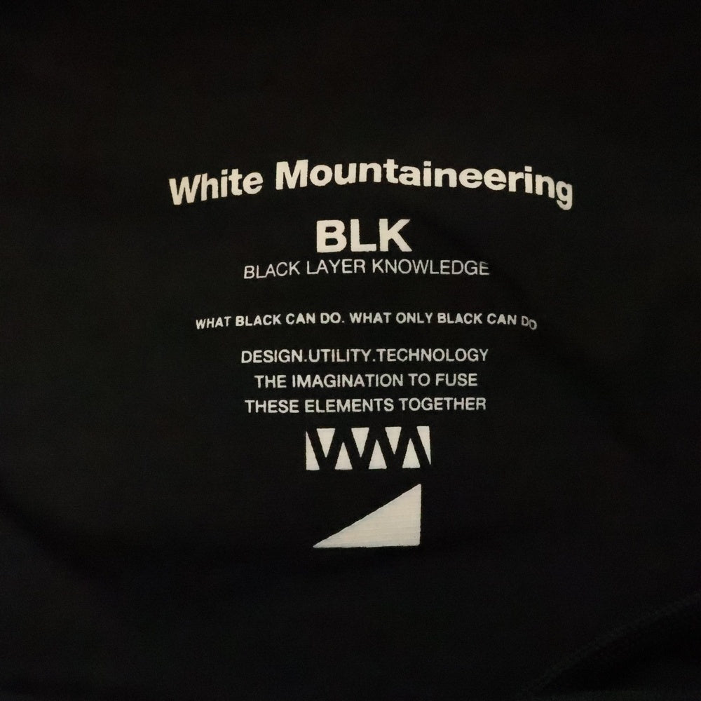 White Mountaineering(ホワイトマウンテニアリング) 25SS MOTERCYCLE PANTS モーターサイクル フロント ジップ ポケット パンツ ブラック BK2571401