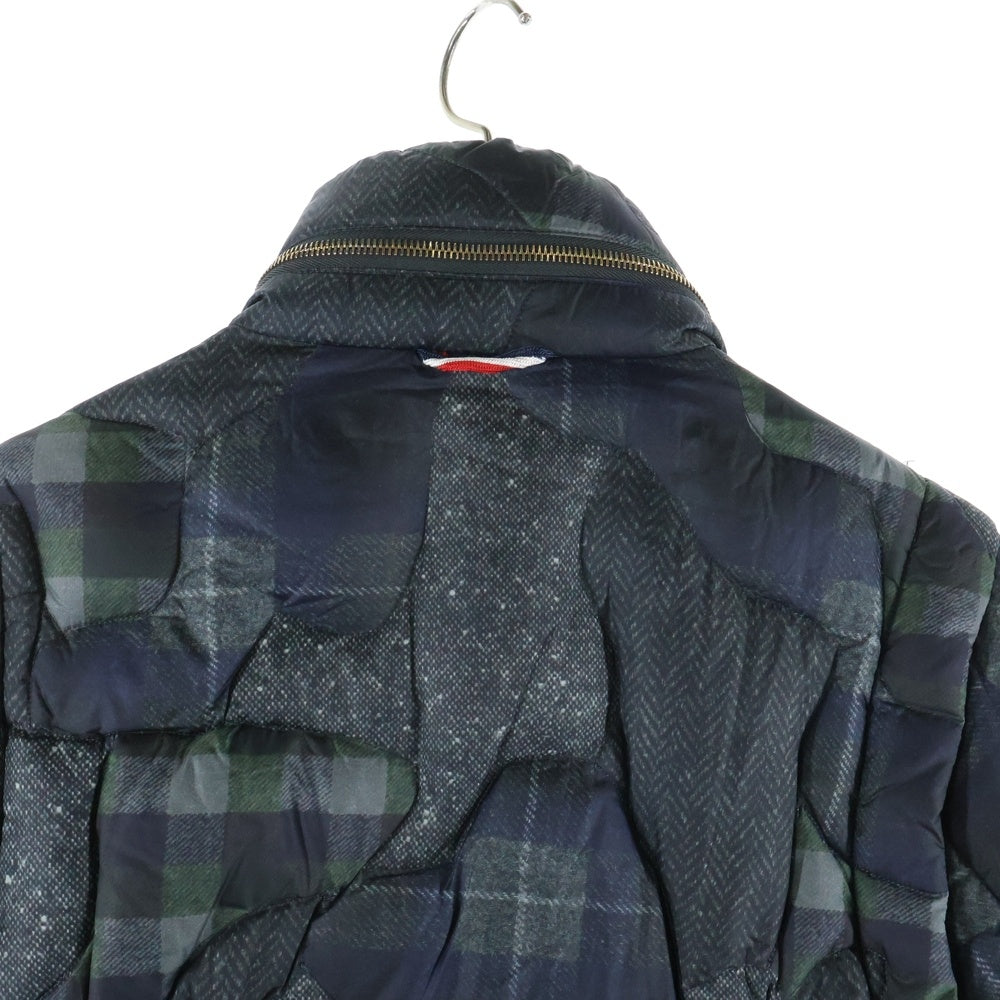 MONCLER GAMME BLEU(モンクレール・ガム・ブルー) GIUBBOTTO キルティング 総柄ダウンジャケット ネイビー A23914136801 68580
