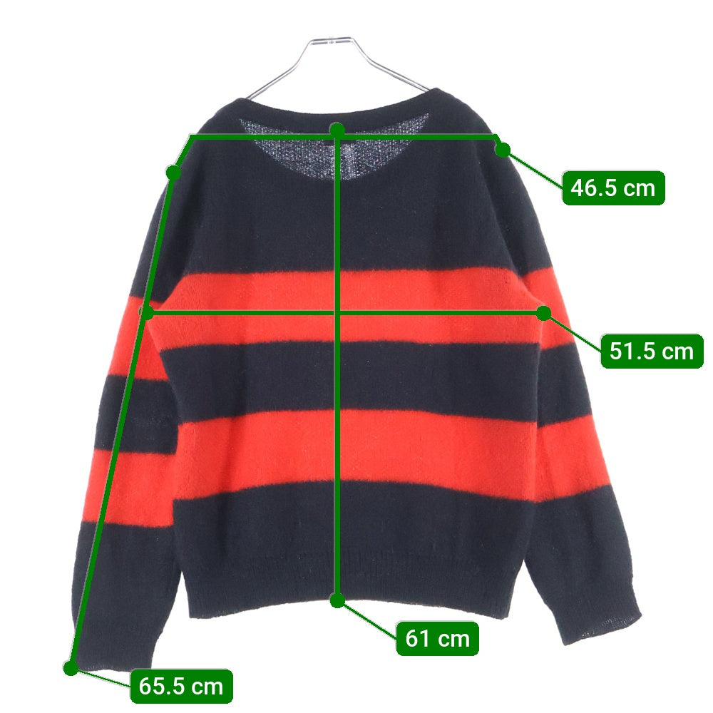 SAINT LAURENT PARIS(サンローランパリ) 13AW Mohair Striped Knit