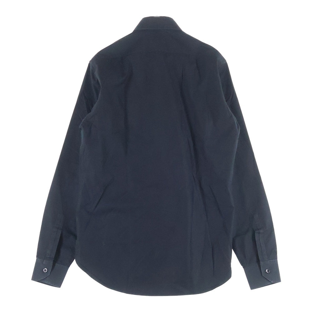 SAINT LAURENT PARIS(サンローランパリ) 14SS エディ期 ドレス 長袖シャツ ブラック 340855 Y716F