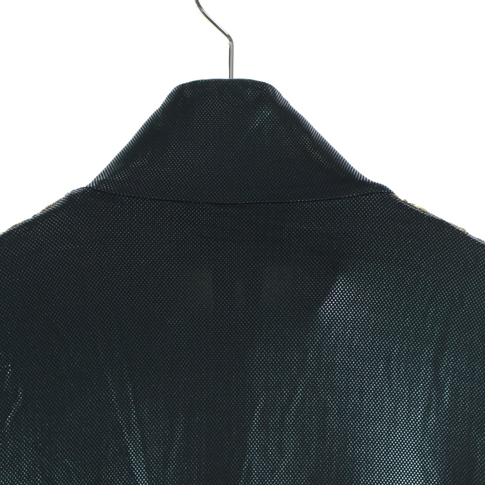 GUCCI(グッチ) Bi-Color Logo Jacket バイカラーロゴジャケット サイドスパンコール グリーン/ブラウン 692308