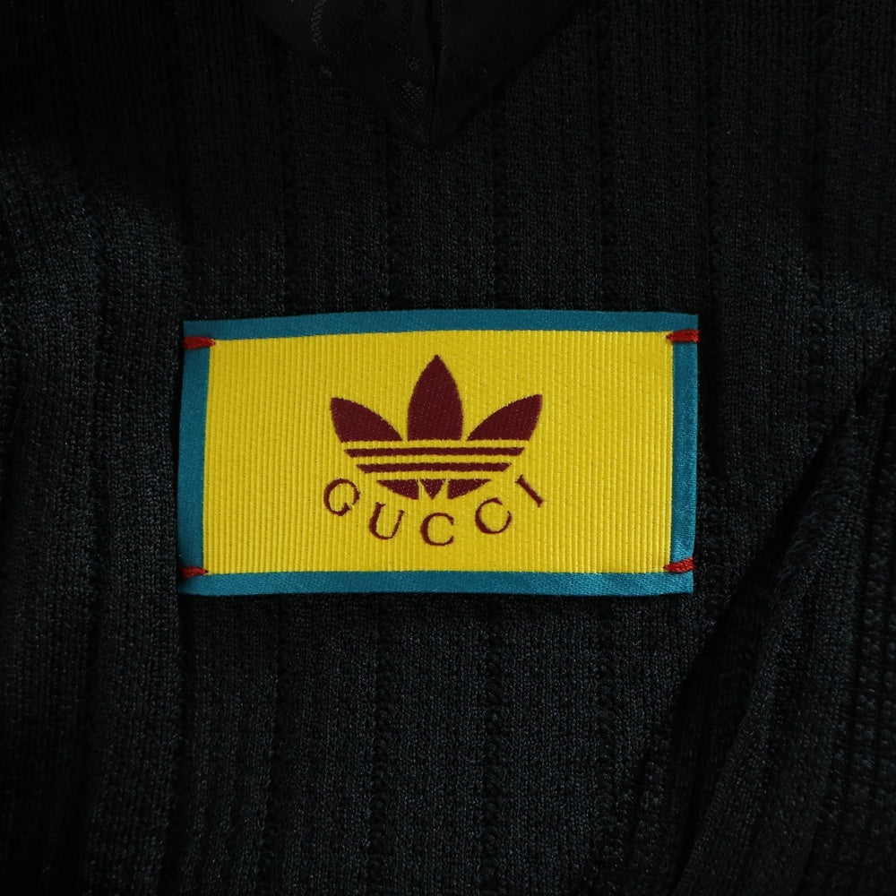 GUCCI(グッチ) 22SS ×adidas Tailored Jacket アディダス テーラードジャケット ブラック/ホワイト 721088