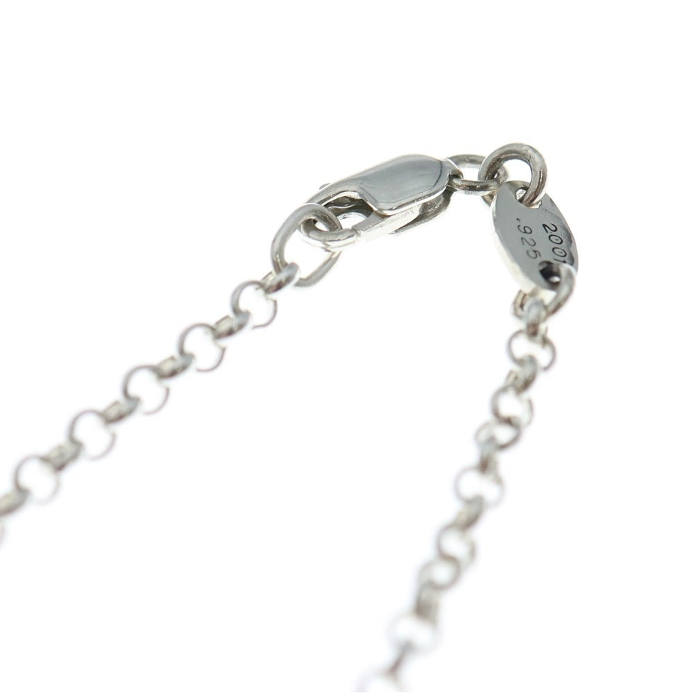 CHROME HEARTS(クロムハーツ) SAFETY PIN 18inch 1DIA セーフティピン ロールチェーン 1ダイヤ ネックレス シルバー