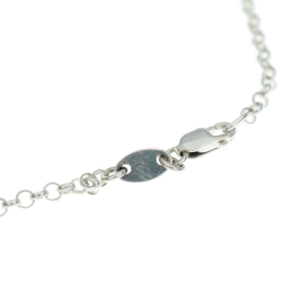 CHROME HEARTS(クロムハーツ) SAFETY PIN 18inch 1DIA セーフティピン ロールチェーン 1ダイヤ ネックレス シルバー