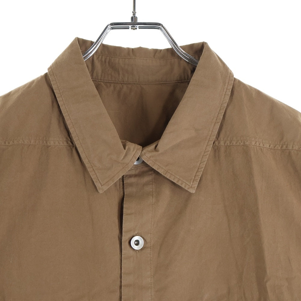 DRKSHDW(ダークシャドウ) Outershir オーバーサイズ長袖シャツ ブラウン DU01D1296-P