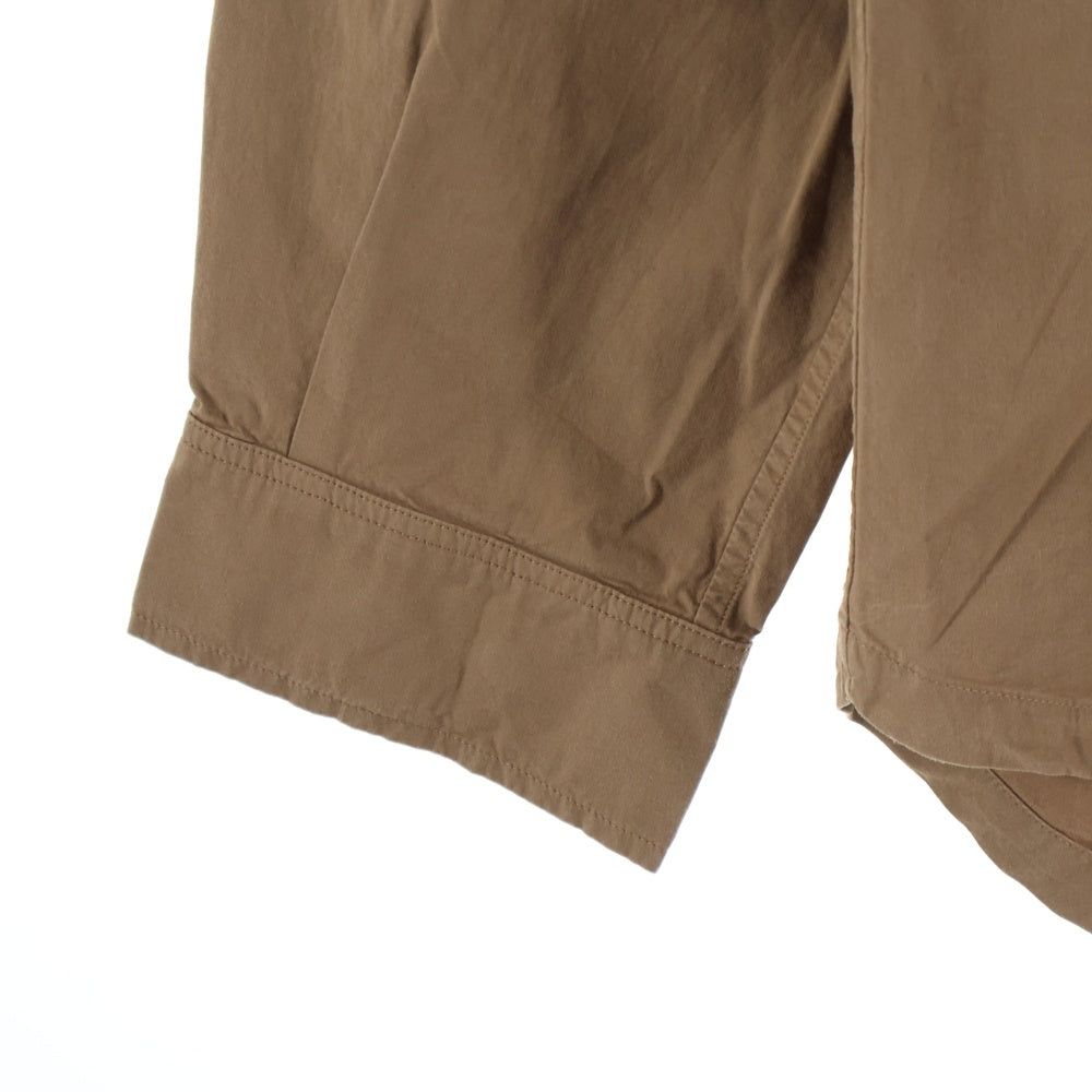 DRKSHDW(ダークシャドウ) Outershir オーバーサイズ長袖シャツ ブラウン DU01D1296-P