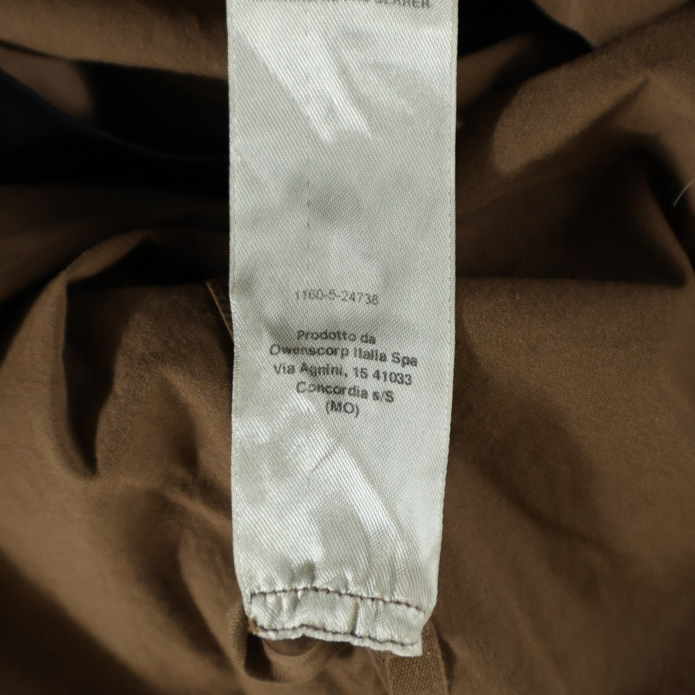 DRKSHDW(ダークシャドウ) Outershir オーバーサイズ長袖シャツ ブラウン DU01D1296-P