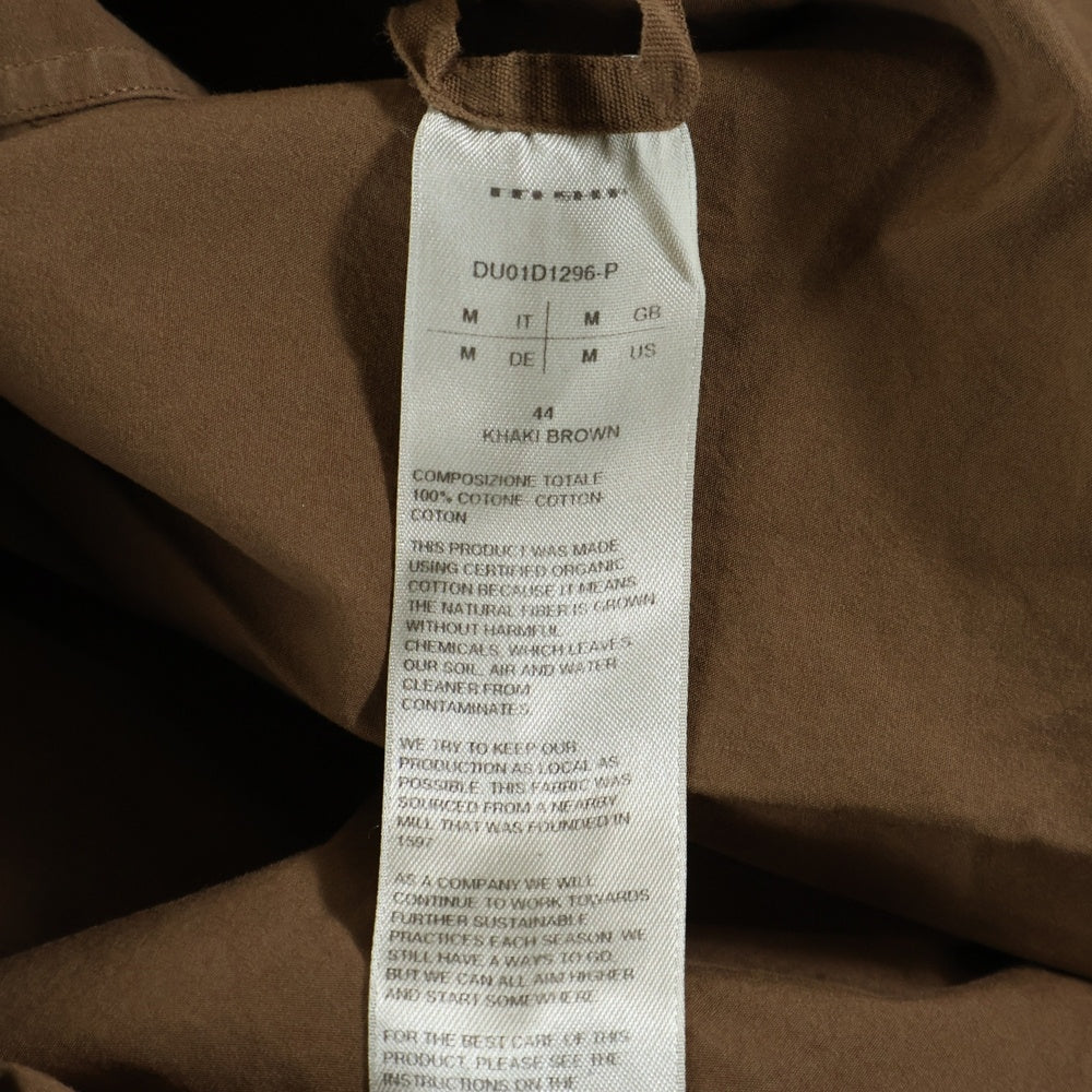 DRKSHDW(ダークシャドウ) Outershir オーバーサイズ長袖シャツ ブラウン DU01D1296-P