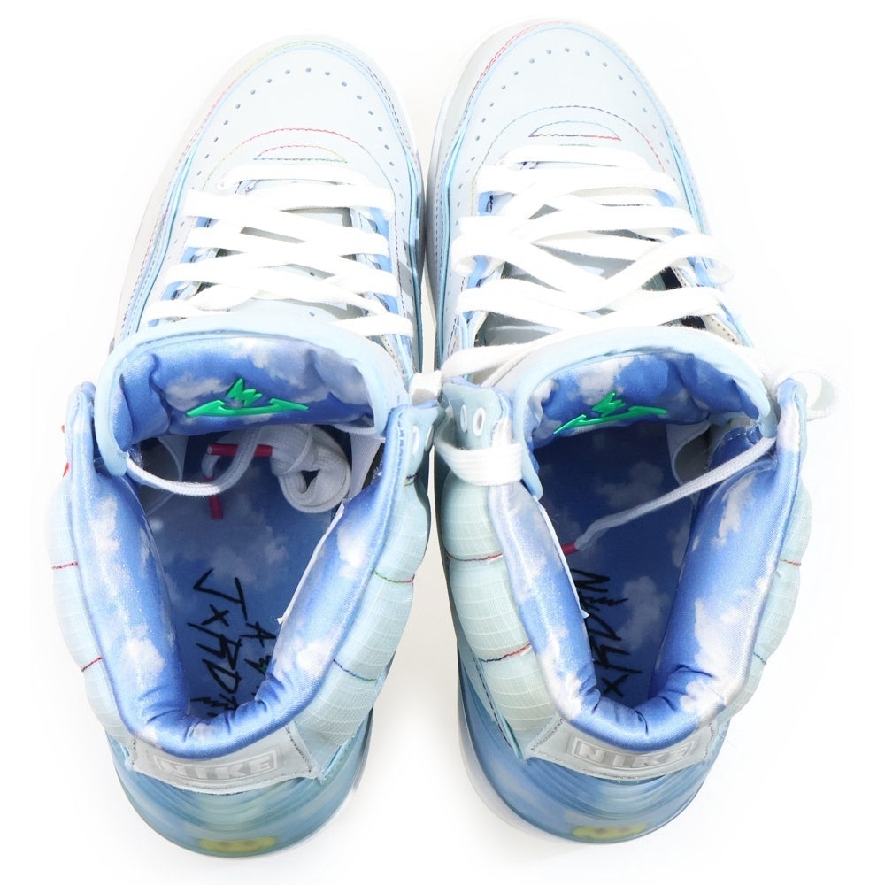 NIKE(ナイキ) ×J.BALVIN AIR JORDAN2 RETRO SP DQ7691-419 Jバルビン エアジョーダン2 レトロ ハイカットスニーカー ブルー US8.5/26.5cm