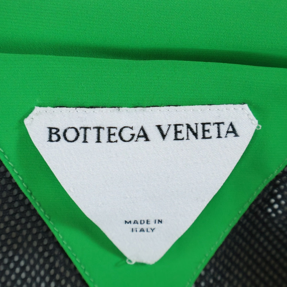 BOTTEGA VENETA(ボッテガヴェネタ) Nylon Hooded Coat ジップアップナイロンジャケット ナイロンコート グリーン 664279 V02O0