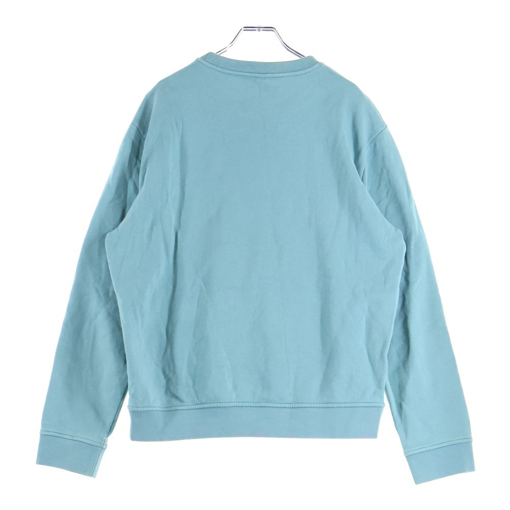 HERMES(エルメス) Sweatshirt レザーパッチ クルーネックスウェットトレーナー ブルー H257720HA64LA
