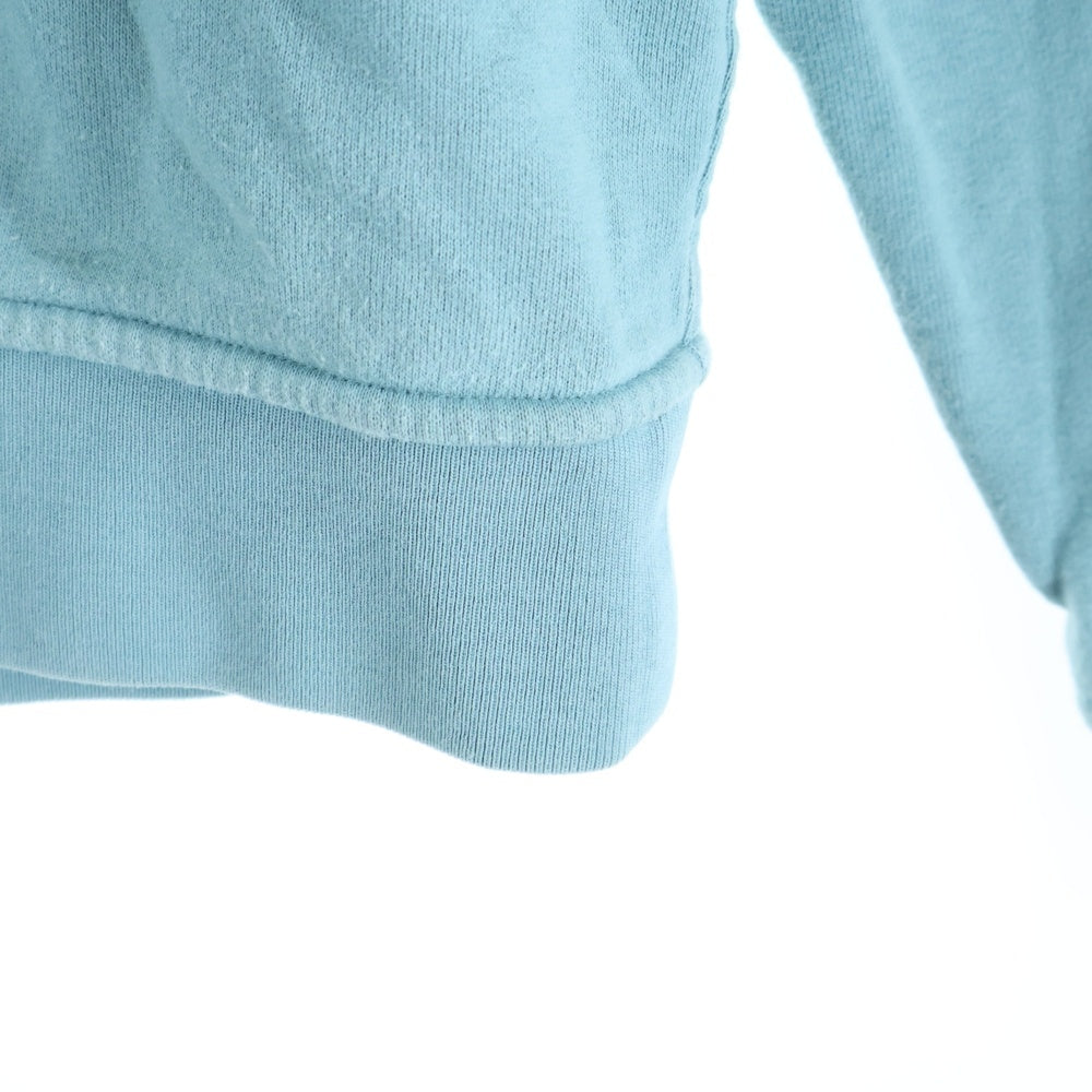 HERMES(エルメス) Sweatshirt レザーパッチ クルーネックスウェットトレーナー ブルー H257720HA64LA