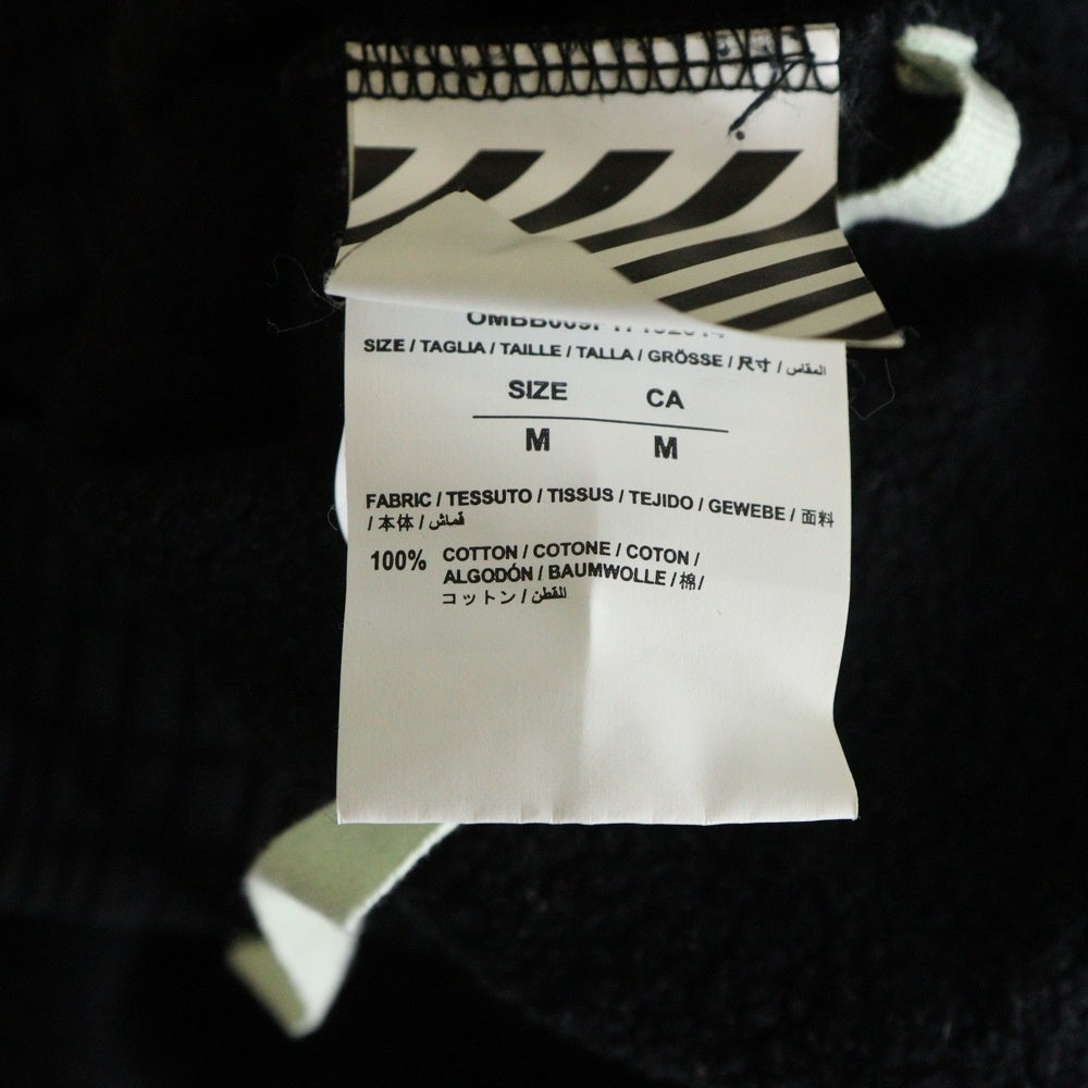 OFF-WHITE(オフホワイト) 17AW Eyes Hoodie プルオーバースウェットパーカー フーディー ブラック OMBB009F17192014