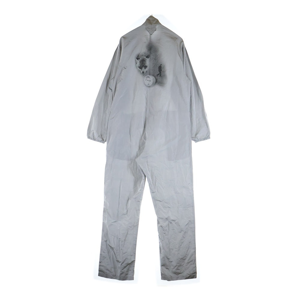 PRADA(プラダ) 22AW Nylon Jump Suit トライアングルロゴ ナイロンジャンプスーツ グレー SGC096