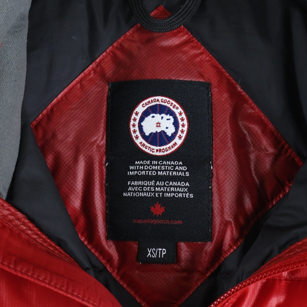 CANADA GOOSE(カナダグース) HYBRIDGE LITE JACKET ロゴワッペン ハイブリットライトダウンジャケット レッド 2701M