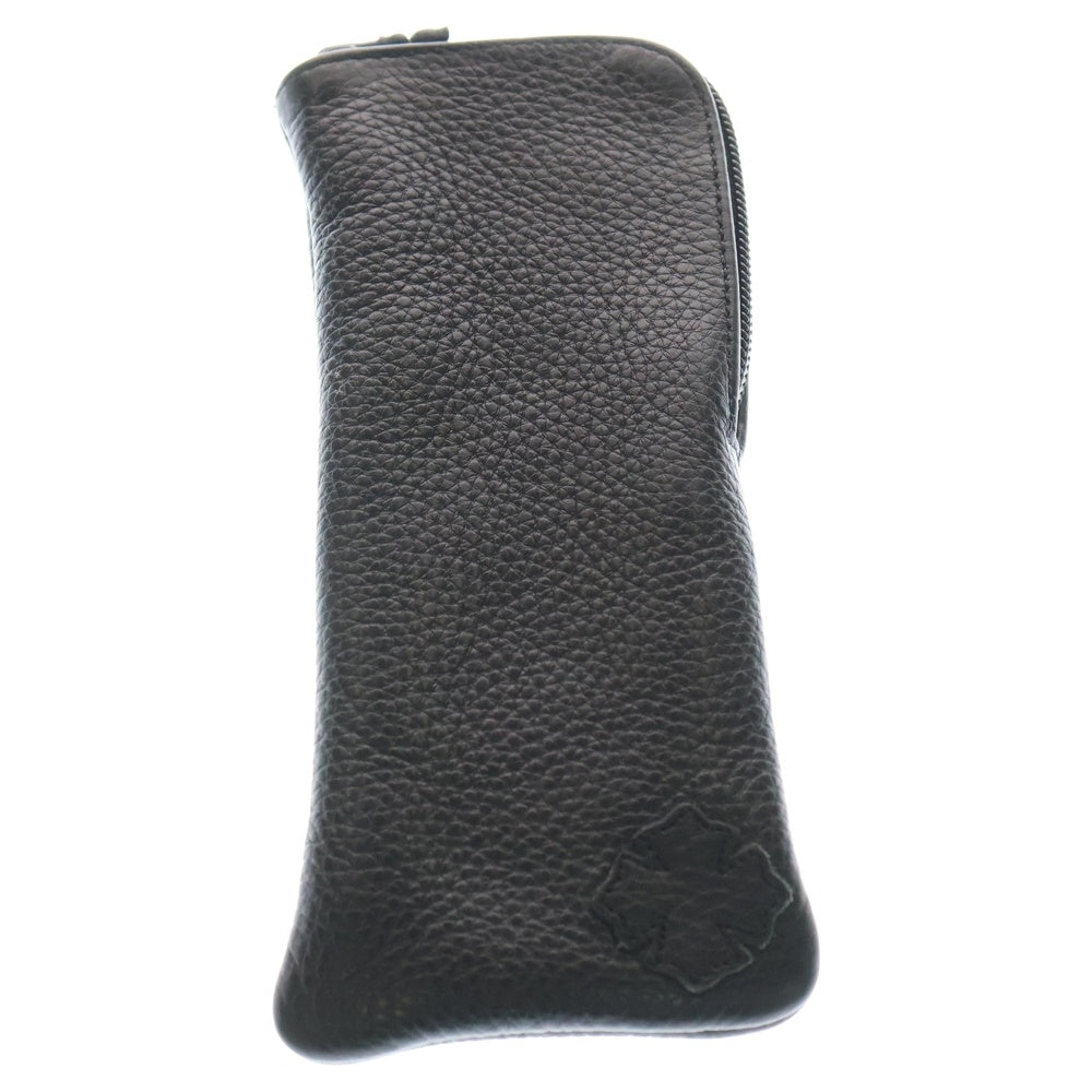 CHROME HEARTS(クロムハーツ) CASE ダガージップ アイウェアケース レザー眼鏡ケース ブラック