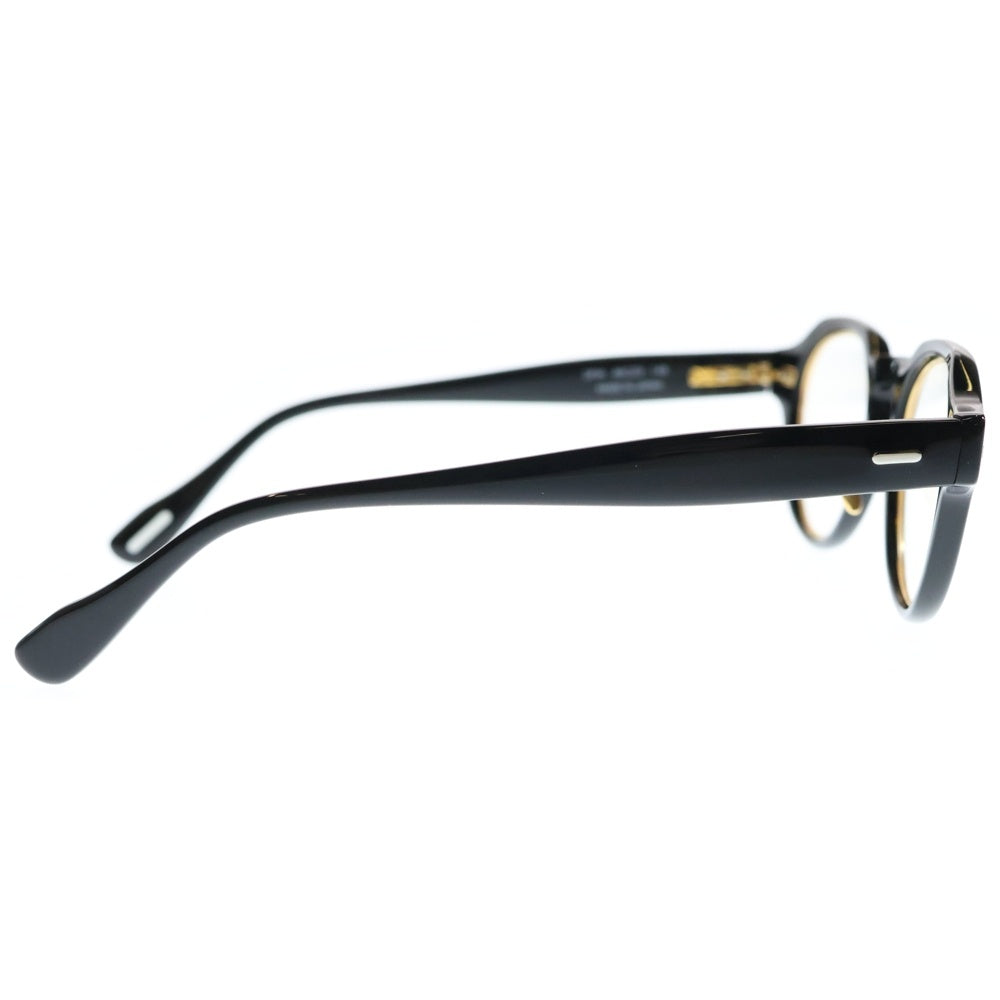 YUICHI TOYAMA(ユウイチ トヤマ) セルフレーム アイウェア 眼鏡 ブラック U-129