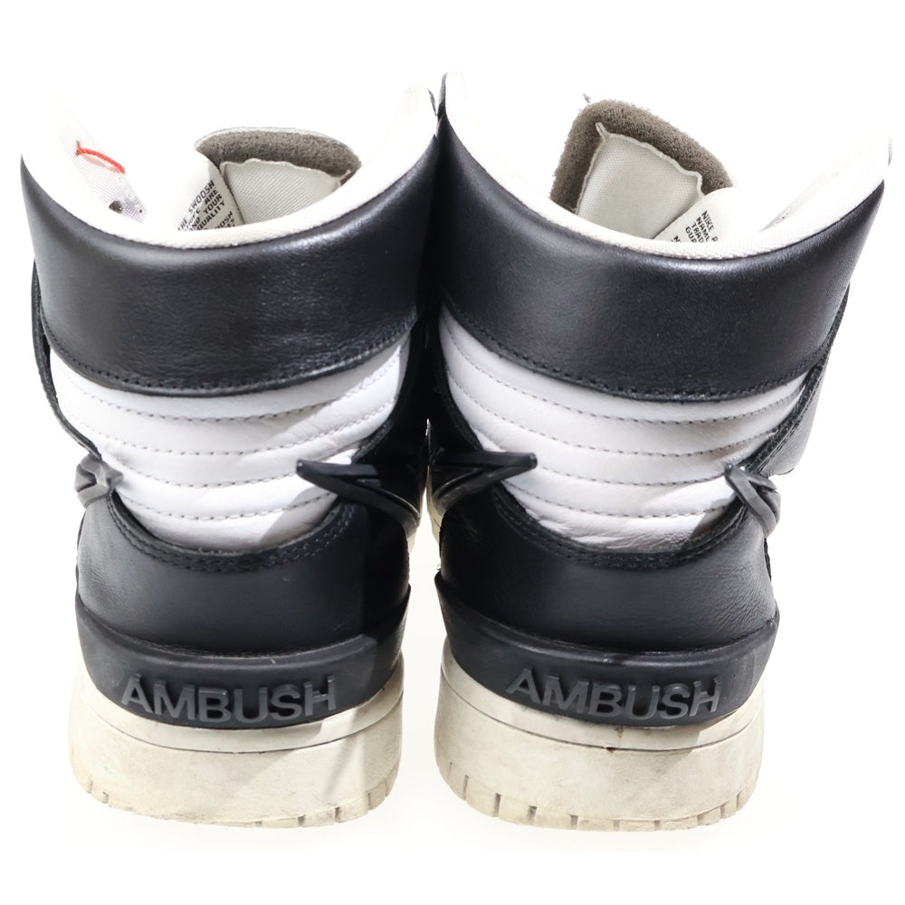NIKE(ナイキ) ×AMBUSH DUNK HIGH アンブッシュ ダンク ハイカットスニーカー ブラック/ホワイト US8.5/26.5cm CU7544-001