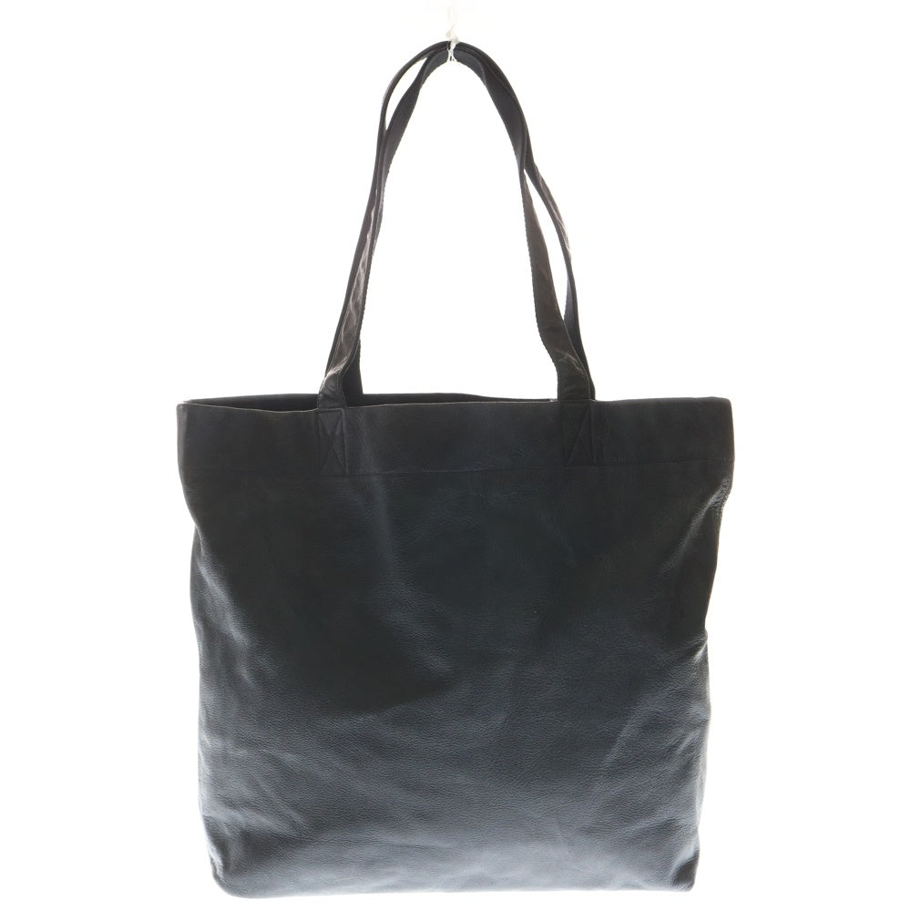 シグネチャーロゴレザートートバッグ yohji yamamoto Yohji Yamamoto(ヨウジヤマモト) シグネチャーロゴ レザートートバッグ