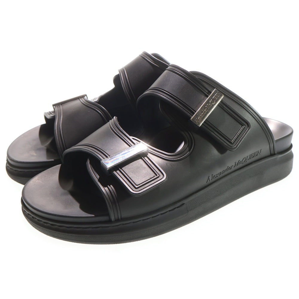 Alexander McQueen(アレキサンダーマックイーン) Hybrid Slide Sandals ハイブリッド スライドサンダル ブラック