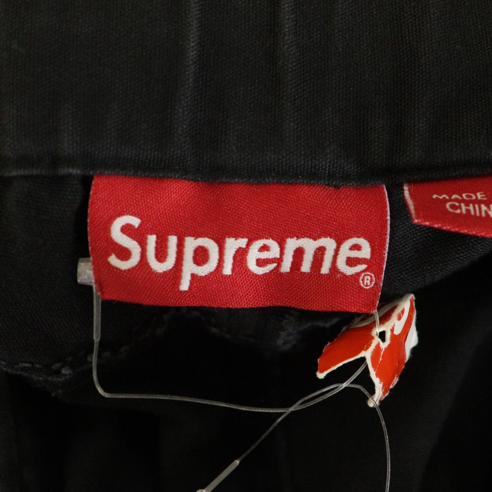 SUPREME(シュプリーム) 22AW cotton cinch pant コットン シンチ パンツ ブラック