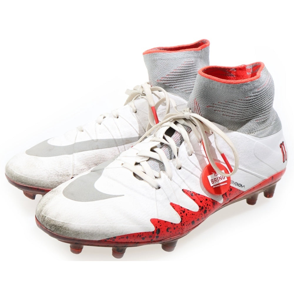 NIKE(ナイキ) NEYMAR×JORDAN Hypervenom Phantom II ネイマール×ジョーダン ハイパーヴェノム ファントム II サッカースパイク ホワイト/レッド US9.5/27.5cm 820117-106