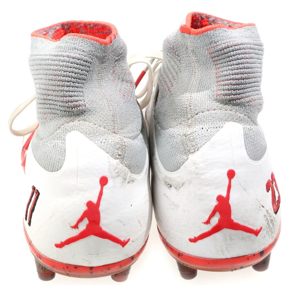 NIKE(ナイキ) NEYMAR×JORDAN Hypervenom Phantom II ネイマール×ジョーダン ハイパーヴェノム ファントム II サッカースパイク ホワイト/レッド US9.5/27.5cm 820117-106