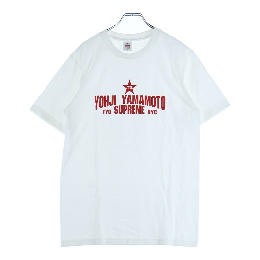 SUPREME(シュプリーム) 25AW ×Y's by Yohji Yamamoto Star Tee ワイズ ヨウジヤマモト スター フロントプリント 半袖Tシャツ カットソー ブラック