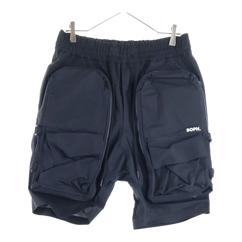 F.C.R.B./F.C.Real Bristol/FCRB(エフシーアールビー/エフシーレアルブリストル) 19AW×READYMADE 3L MULTI POCKET SHORTS レディメイド ショーツ サルエルハーフパンツ ブラック FCRB-192123