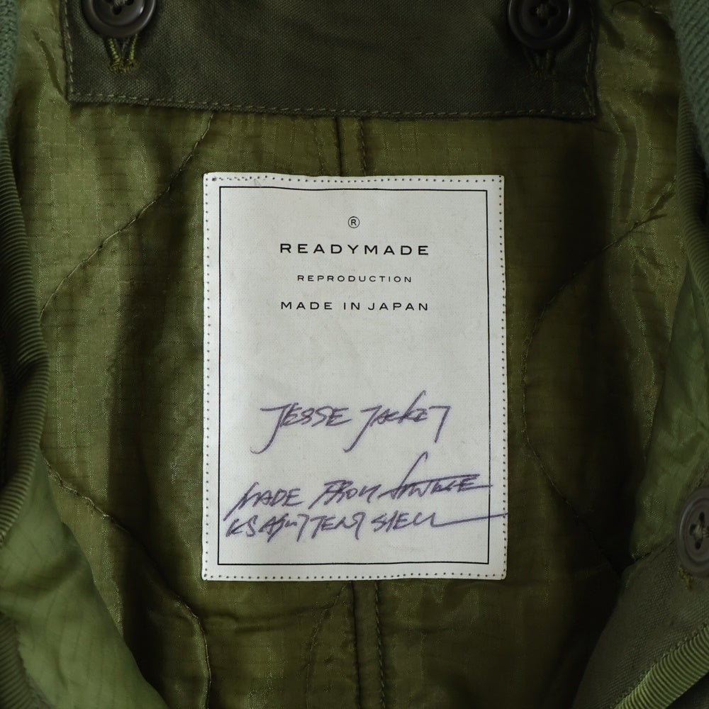 READY MADE(レディメイド) JESSE JACKET ライナー付き ジェシーブルゾン カーキ