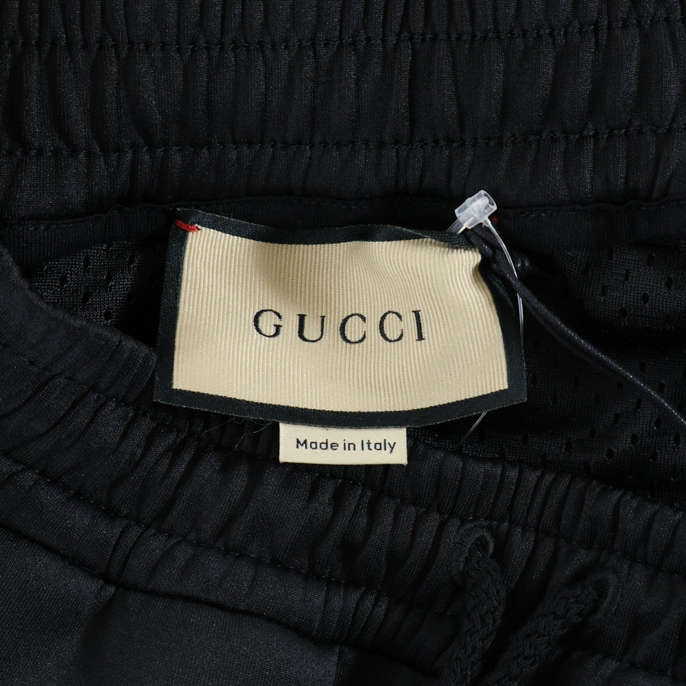 GUCCI(グッチ) Light Neoprane Jogging Pant ライトネオプレン ジョギングパンツ サイドラインスウェットパンツ ブラック 715186 XJETG