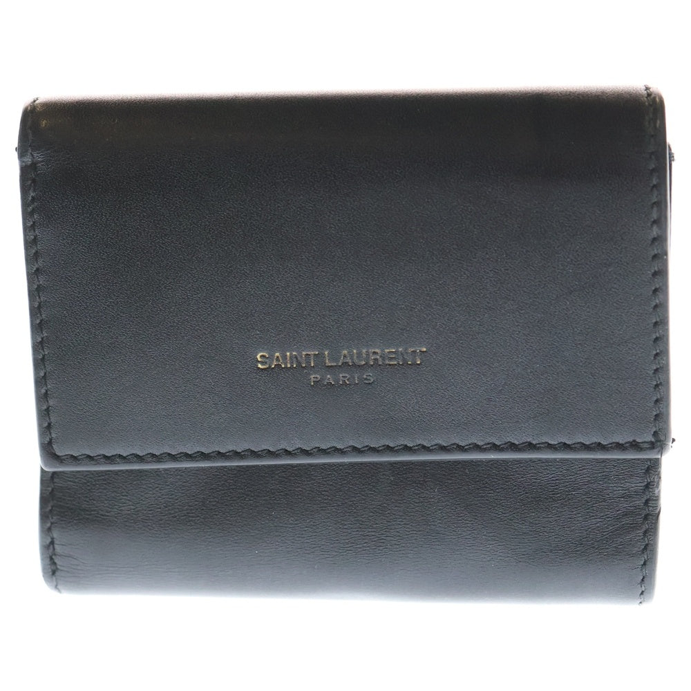 SAINT LAURENT PARIS(サンローランパリ) レザー ウォレット 2つ折り