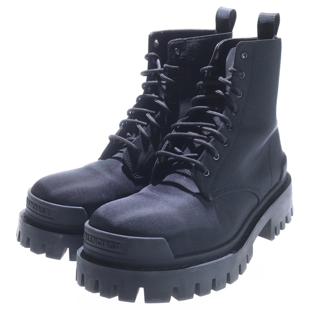 BALENCIAGA(バレンシアガ) STRIKE 20MM ストライク ナイロン レースアップ コンバットブーツ ブラック 624835