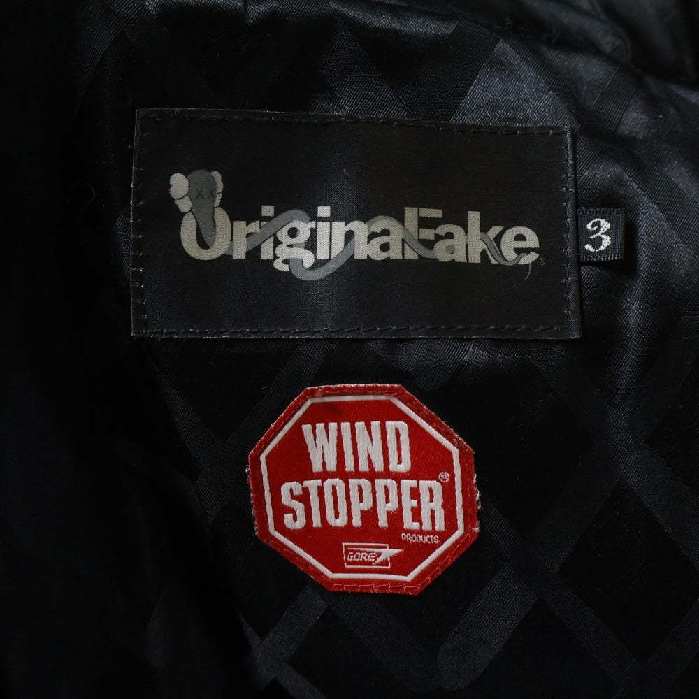 Original Fake(オリジナルフェイク) ZIPUP HOODED JACKET ジップアップ フーディー ジャケット ブラック