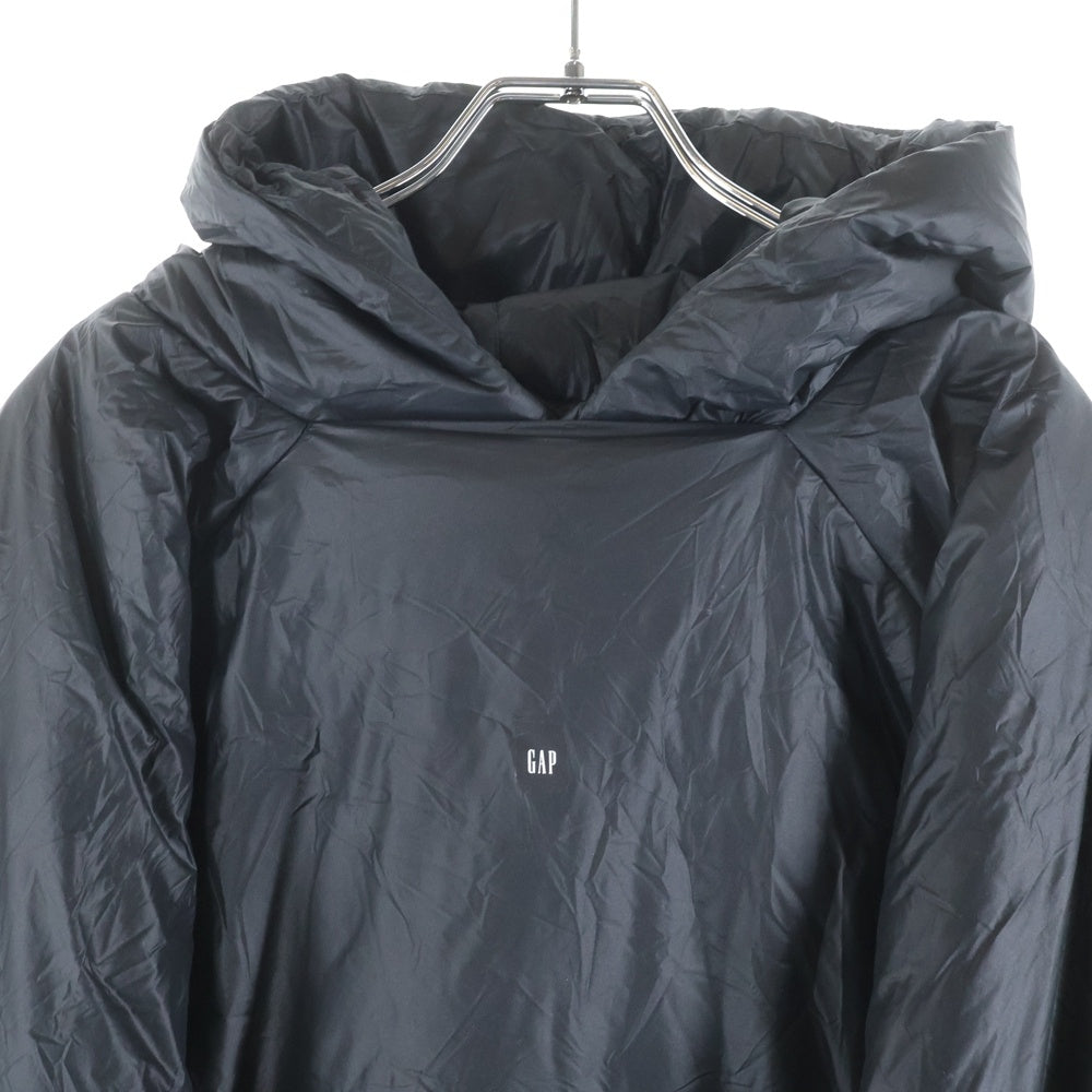 Yeezy Gap Engineered by Balenciaga(イージー ギャップ エンジニアードバイ バレンシアガ) Padded Anorak パデッドアノラック プルオーバー パッファーパーカー フーディー ブラック