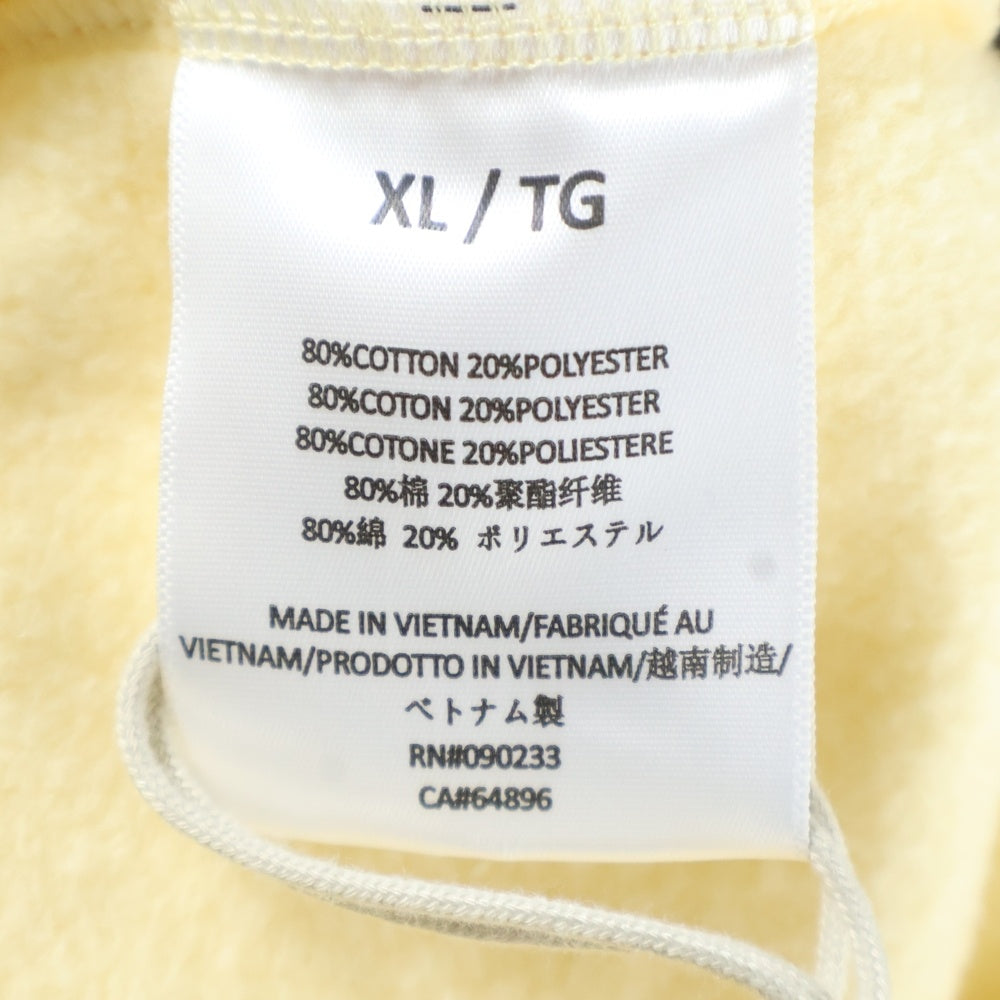 FEAR OF GOD ESSENTIALS(フィアオブゴッド エッセンシャルズ) HOODIE ラバーロゴ プルオーバースウェットパーカー フーディー イエロー