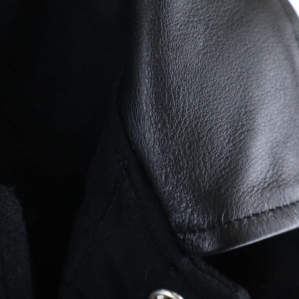 HUMAN MADE(ヒューマンメイド) 26SS STADIUM JACKET バックロゴ刺繍 バーシティジャケット スタジャン ブルゾン ブラック HM31JK001
