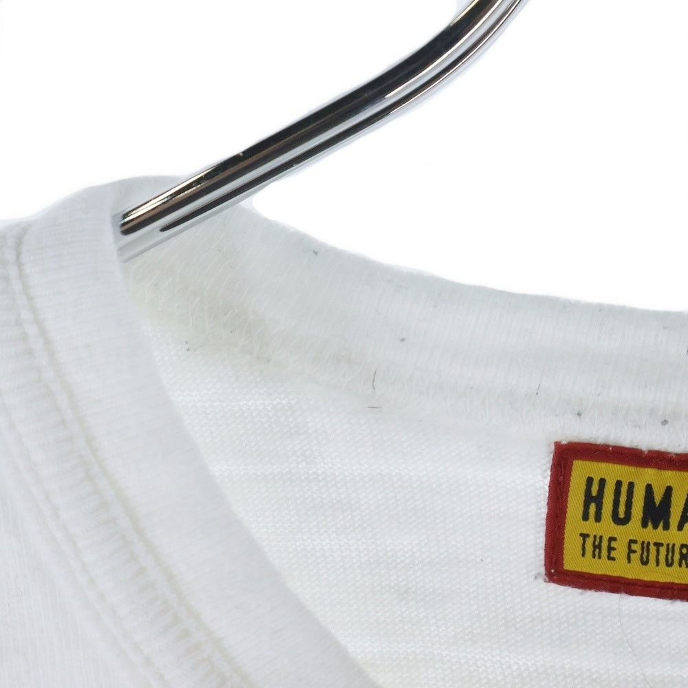 HUMAN MADE(ヒューマンメイド) ×POKEMON MADE GRAPHIC T-SHIRT ポケモン ロゴ刺繍 クルーネック半袖Tシャツ ホワイト