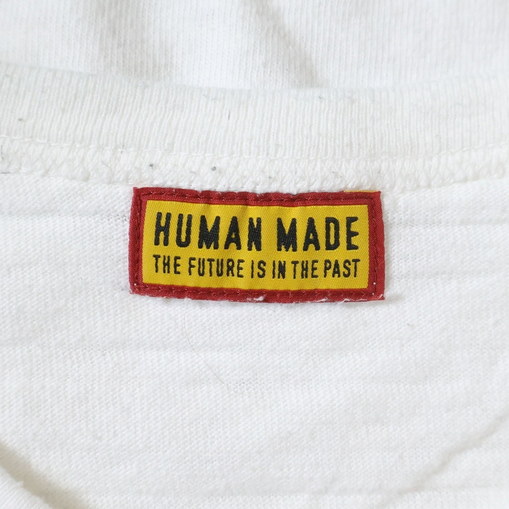 HUMAN MADE(ヒューマンメイド) ×POKEMON MADE GRAPHIC T-SHIRT ポケモン ロゴ刺繍 クルーネック半袖Tシャツ ホワイト