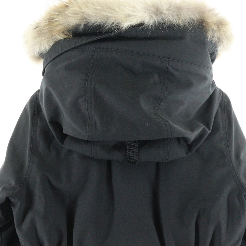 CANADA GOOSE(カナダグース) TRILLIUM PARKA トリリウムパーカー ワッペンロゴ ジップアップ フード付きダウンジャケット レディース ブラック 6660LA